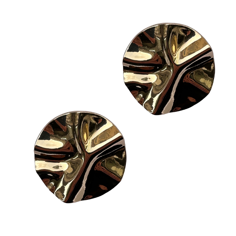 Goldene, runde Schuhclips Eldorado