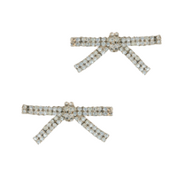 STRASS-SCHLEIFENCLIPS TORONTO (ein Paar)