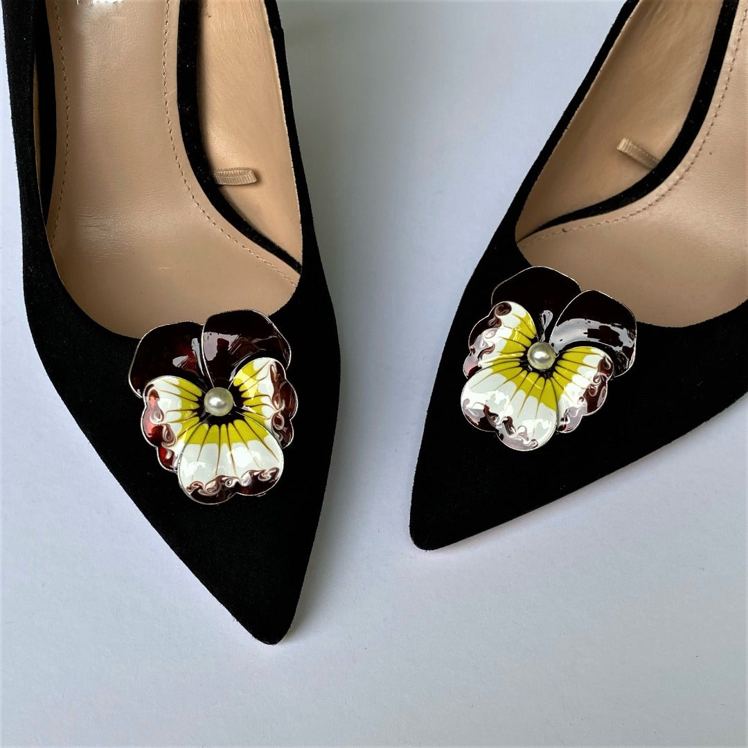 BLÜTENCLIPS ABERDEEN PURPURROT (ein Paar)