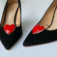 Rote Herz Schuhclips Cincinnati