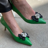 Romantik Schleifenclips Wien black