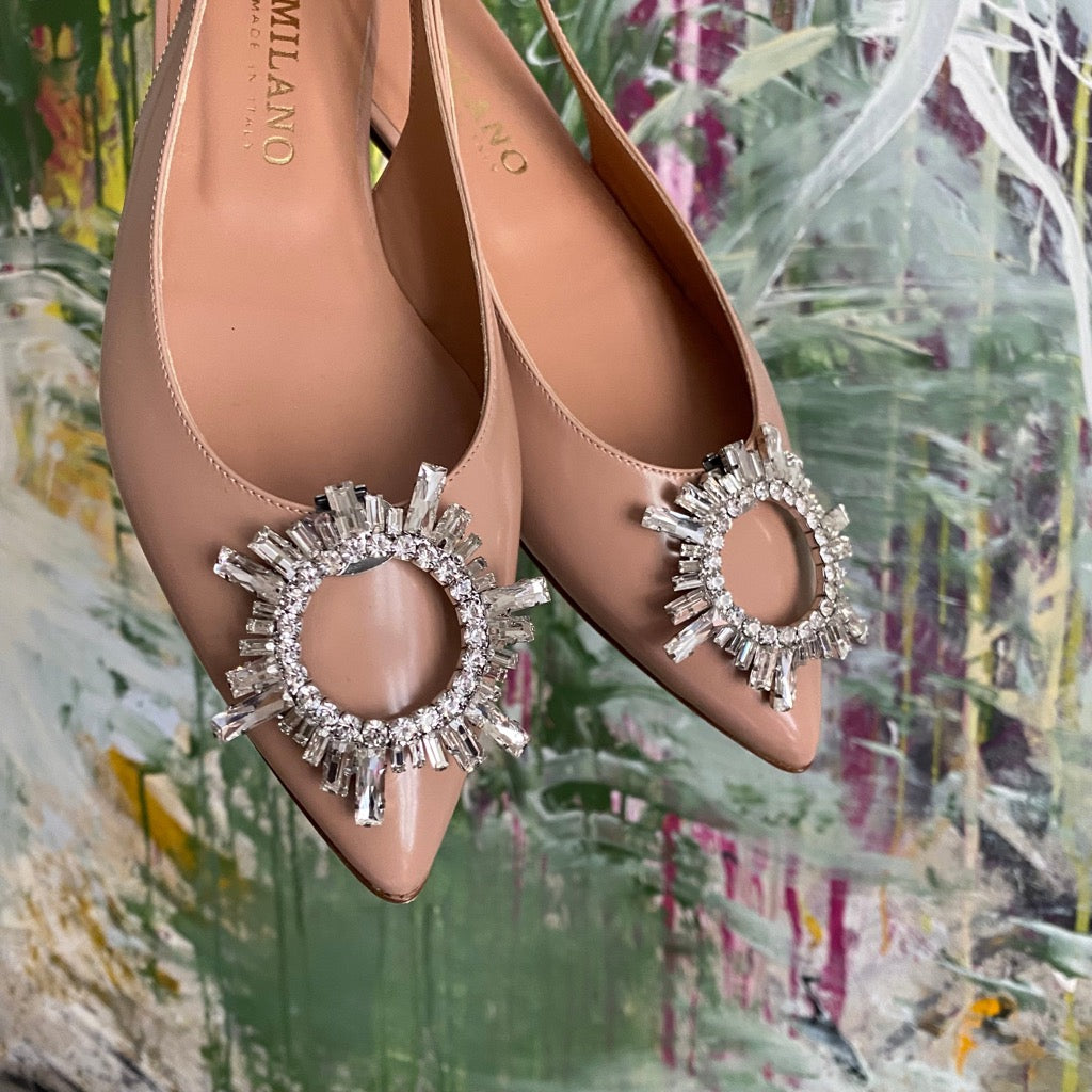 Starlight Schuhclips Miami auf hängenden Schuhen