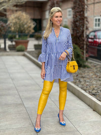 Celebrity Schuhclips Hollywood auf blauen Pumps