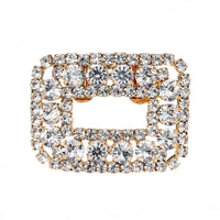 Bezaubernder Celebrity Strass Schuhclip mit klaren Steinen.