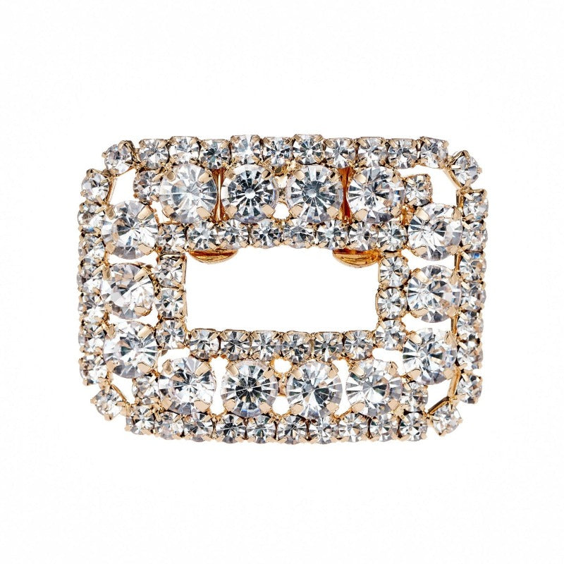 Bezaubernder Celebrity Strass Schuhclip mit klaren Steinen.