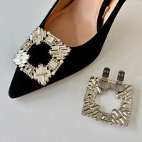 CRYSTAL CLIPS MANHATTAN - Strass Clips für elegante Looks (ein Paar)