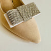 Las Vegas Schuhclips in schneeweiss