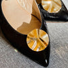 Goldene, runde Schuhclips Eldorado