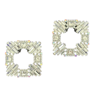 CRYSTAL CLIPS MANHATTAN - Strass Clips für elegante Looks (ein Paar)