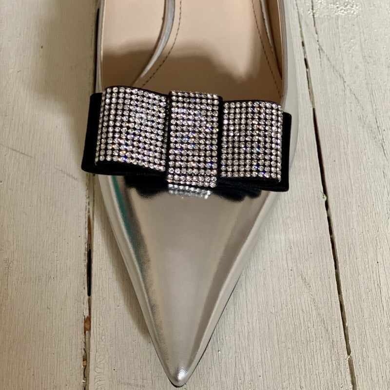 Las Vegas Schuhclips in schneeweiss