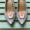 Rosa Blüten Schuhclips Aberdeen