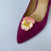 Rosa Blüten Schuhclips Aberdeen