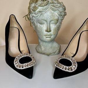 Royaler Schuhclip Monaco mit Frauenbüste