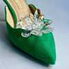 Schuhclips Reykjavik - sehen aus wie Eiskristalle auf dem Schuh